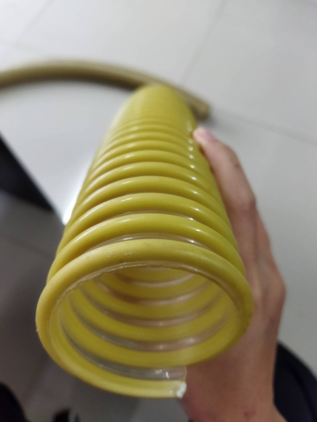 ท่อลอน PU โพลียูริเทรน ลอน PVC ท่อดูดอากาศ ดูดควัน ก๊าซ น้ำมัน ขนาด 1-8