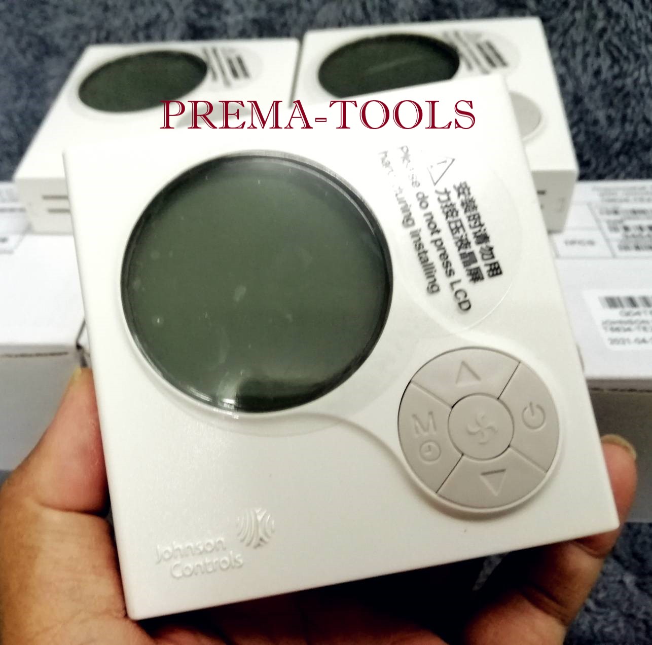 JOHNSON CONTROLS ROOM THERMO T6634-TE22-9JSO หน้าจอเรืองแสง