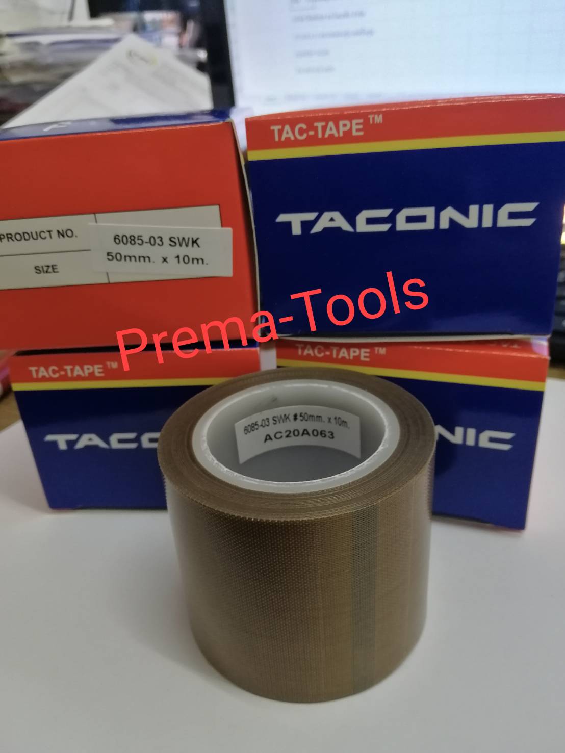 TACONIC TAPE เทปทนความร้อน 6085-03SWK (อุณหภูมิ -73-260C)