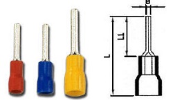 T.LUG PIN6AF หางปลาเสียบก้านไม้ขีด กลมหุ้ม (สีเหลือง) 