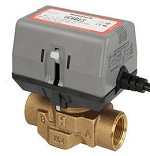 HONEYWELL 2-WAY MODULTING VALVE, 24VAC ELEXTRIC RETURN