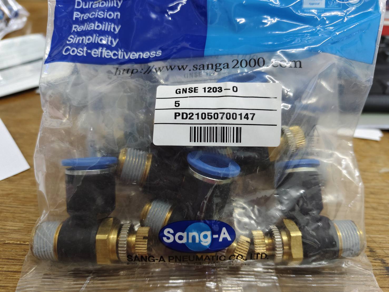 SANG-A วาล์วข้องอปรับลม SPEED CONTROLLERS