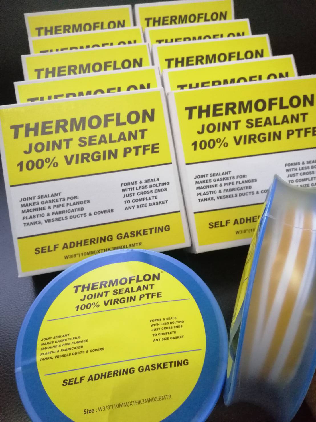 THERMOFLON PTFE TAPE ปะเก็นเส้นชนิดนิ่ม 280C.