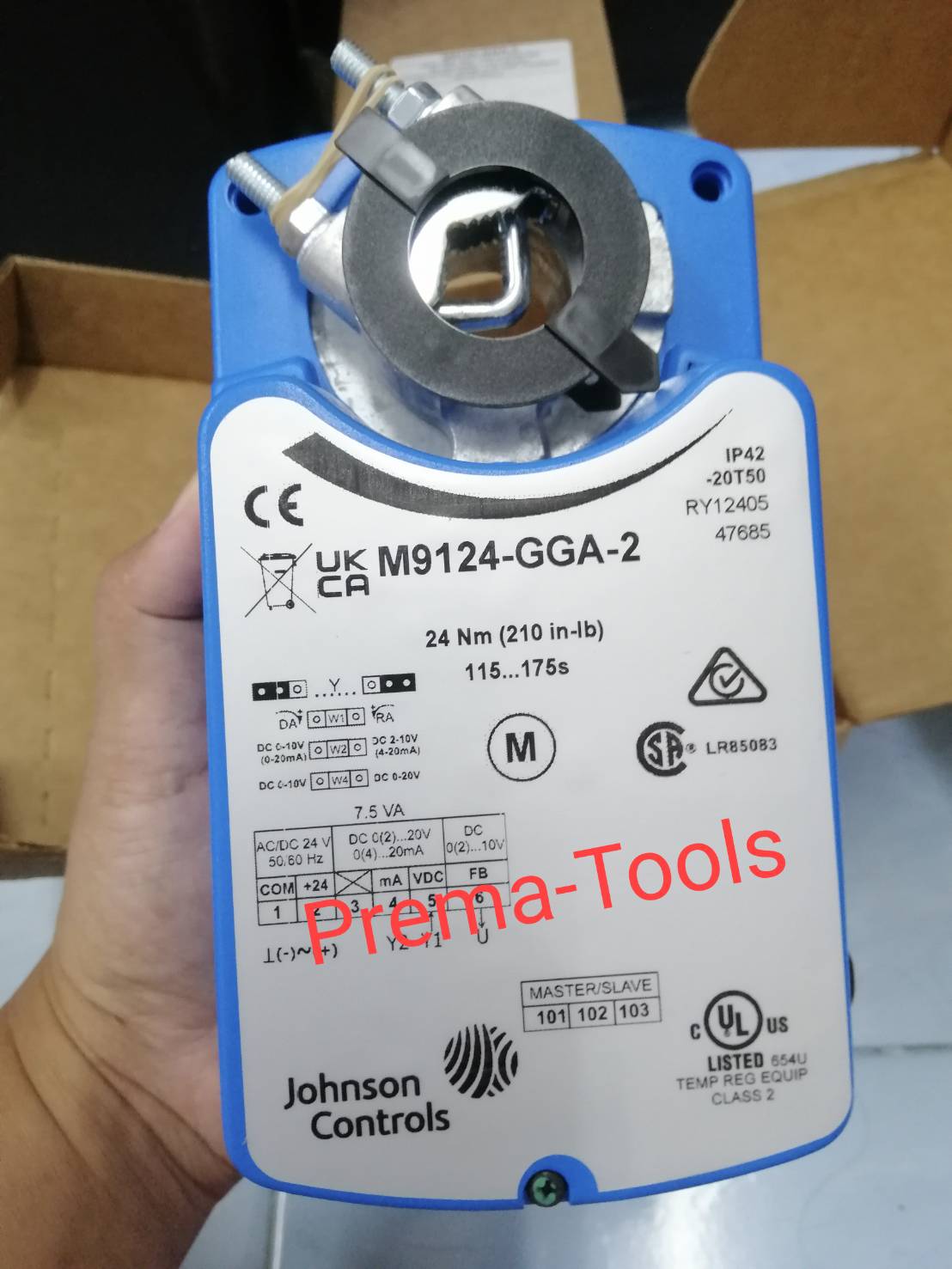 JOHNSON CONTROLS M9124-GGA-2 ELECTRIC ACTUATORS 