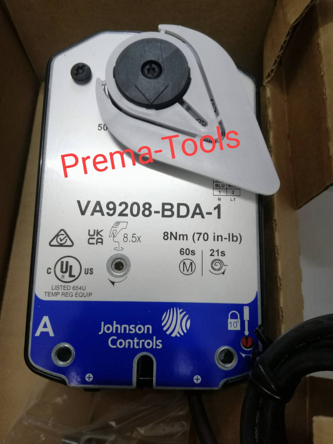 JOHNSON CONTROLS VA9208-BDA-1 VALVE ACTUATORS