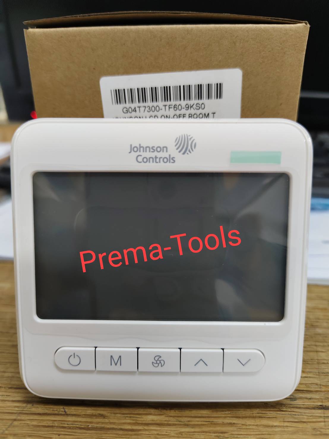 JOHNSON CONTROLS T7300-TF61-9MS0 LCD THERMOSTAT