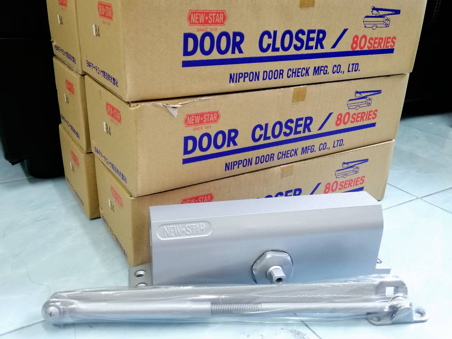 NEWSTAR 85 โช๊คอัพประตู DOOR CLOSER แบบไม่ตั้งค้าง 1200x2400